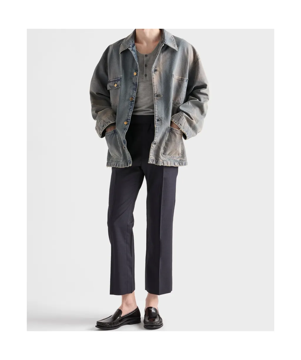 Button-Up Denim Jacket