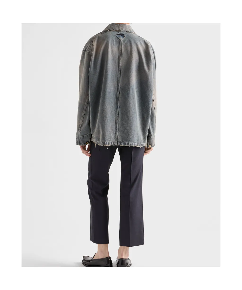 Button-Up Denim Jacket