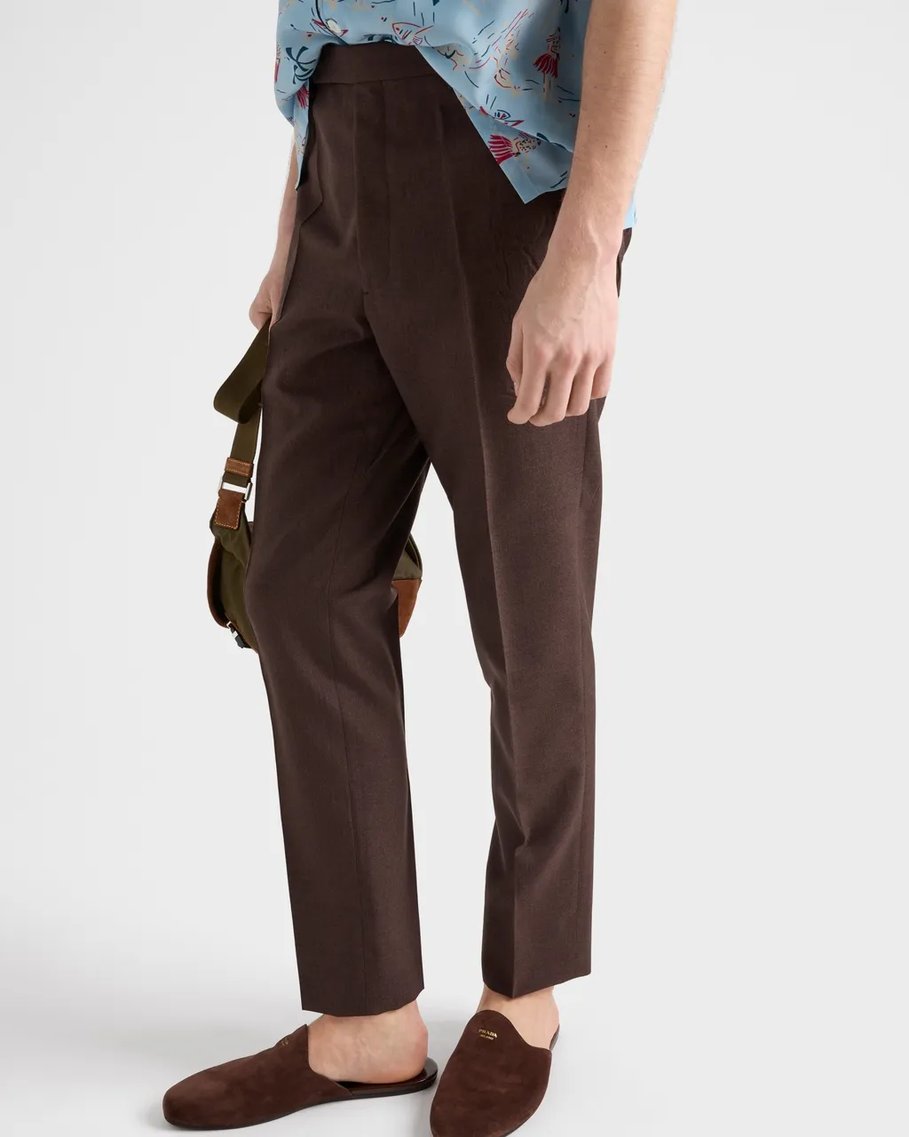 Mohair And Silk Trousers