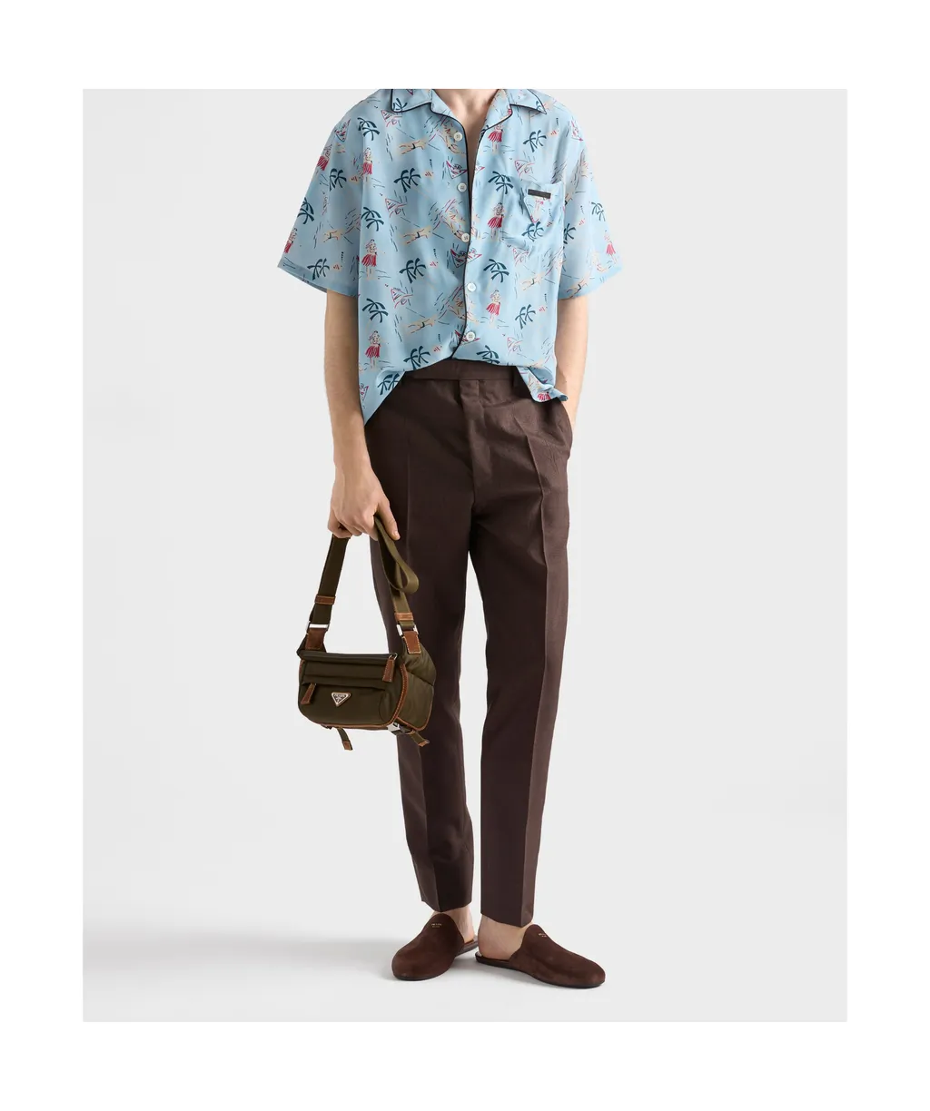 Mohair And Silk Trousers
