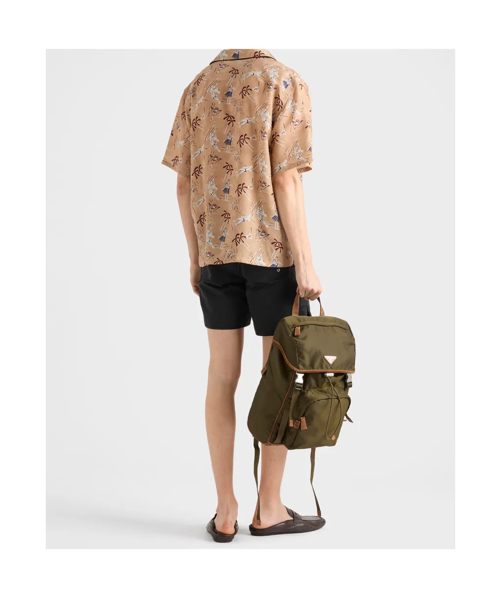 Drawstring Swim Trunks