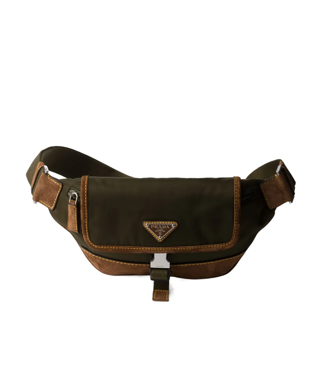 Logo Plaque Zipped Belt Bag