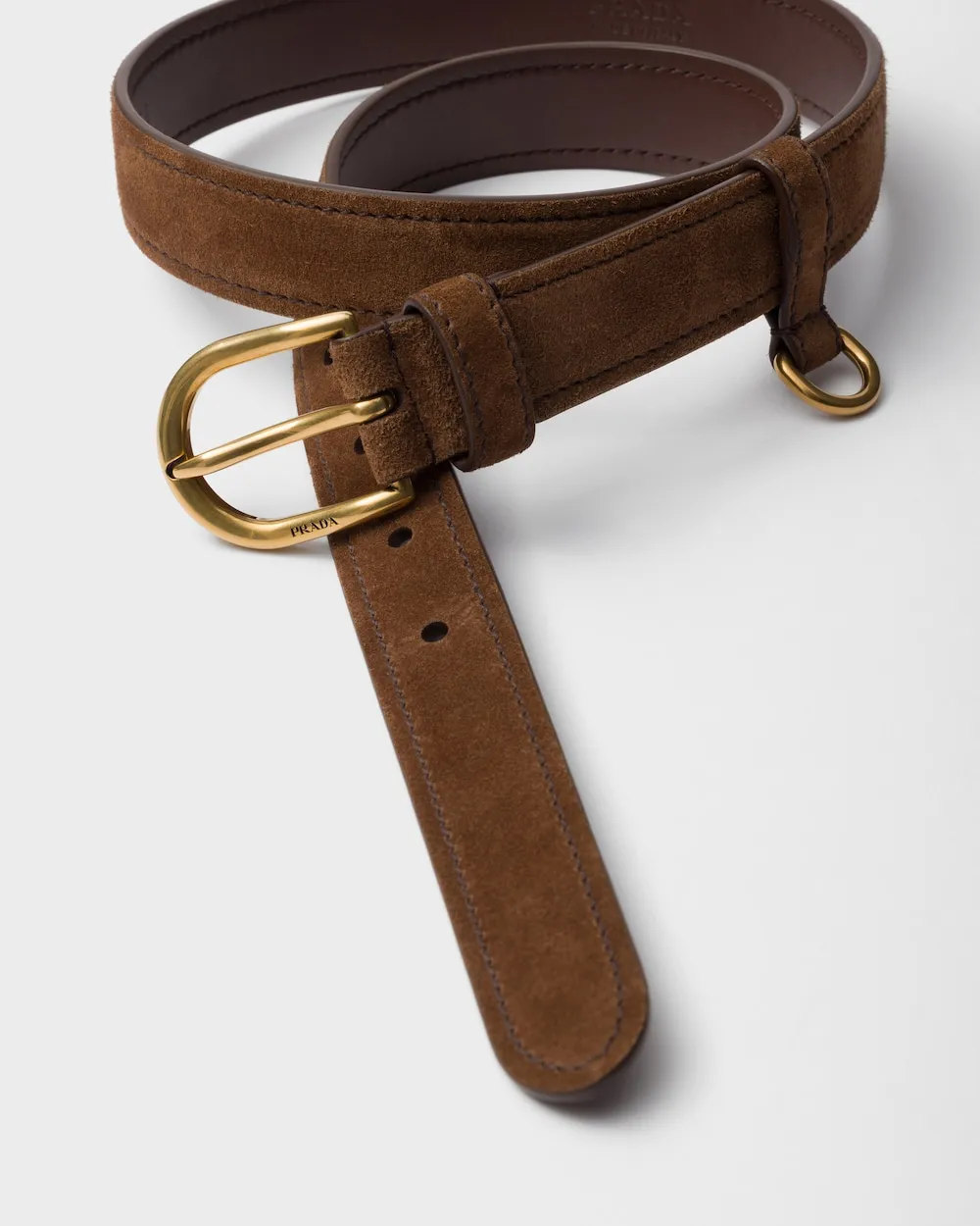 Logo-Engraved Buckle Belt