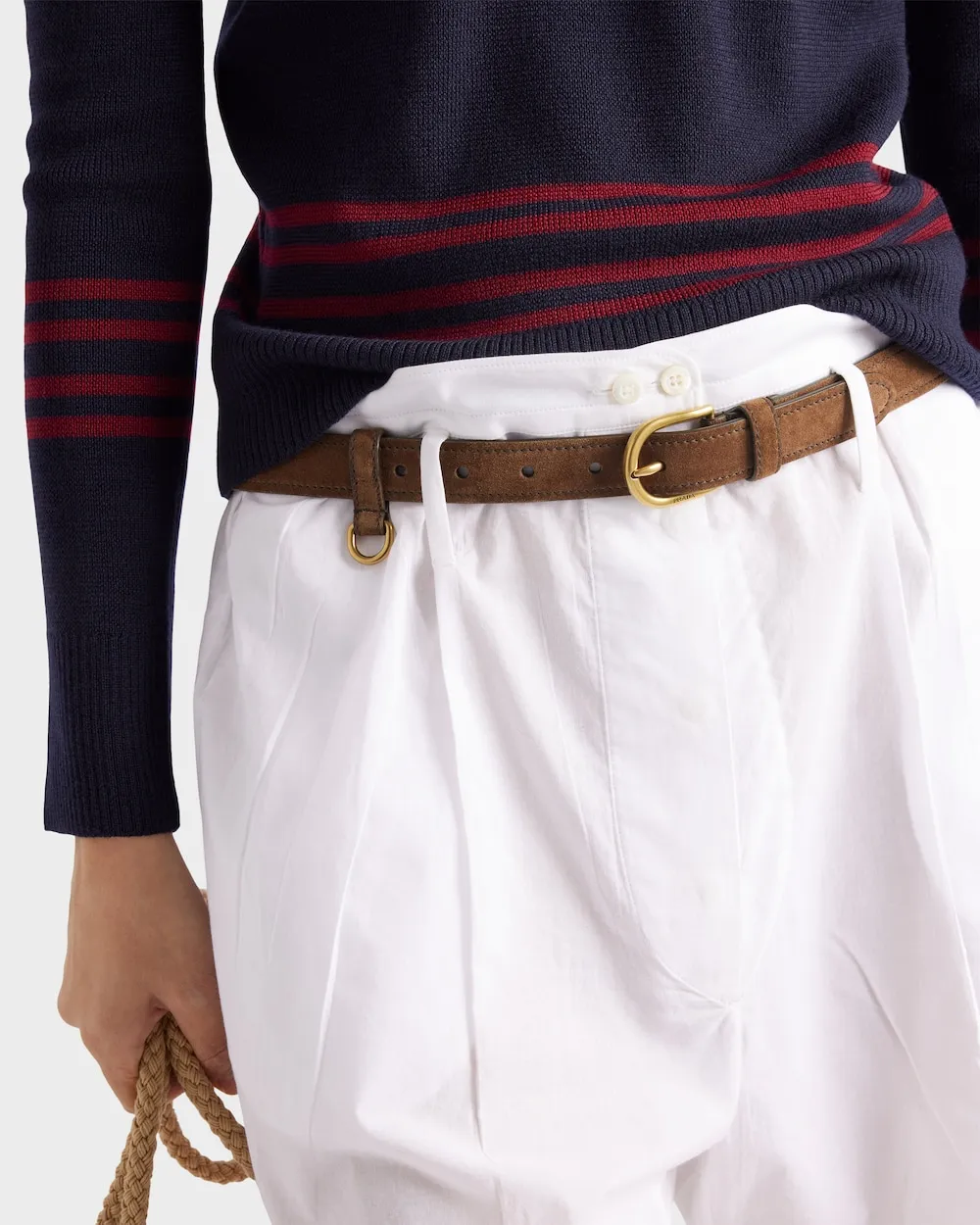 Logo-Engraved Buckle Belt