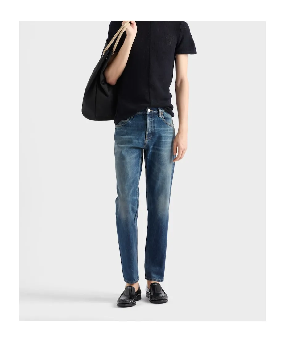 Logo-Patch Denim Jeans