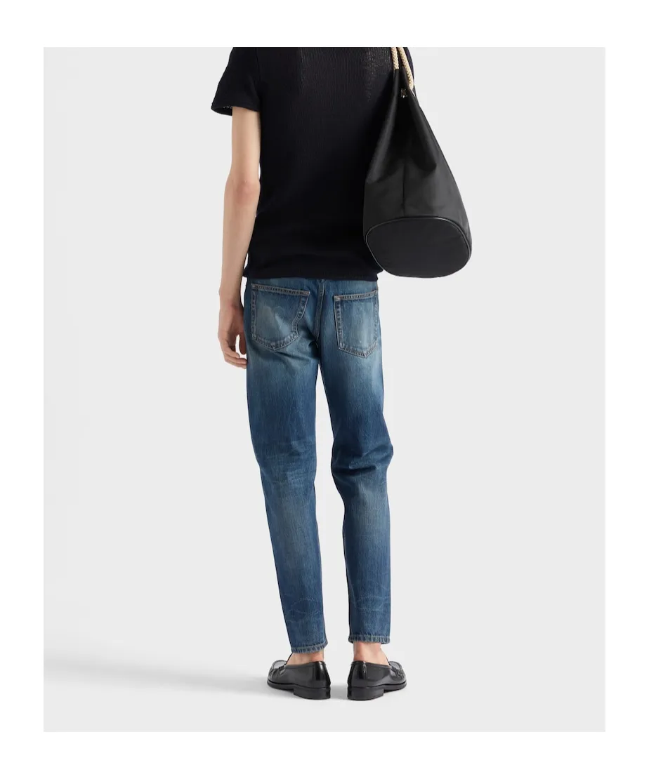 Logo-Patch Denim Jeans