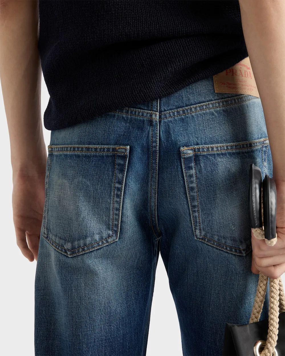 Logo-Patch Denim Jeans