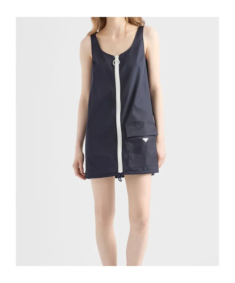 Re-Nylon Sleeveless Mini Dress