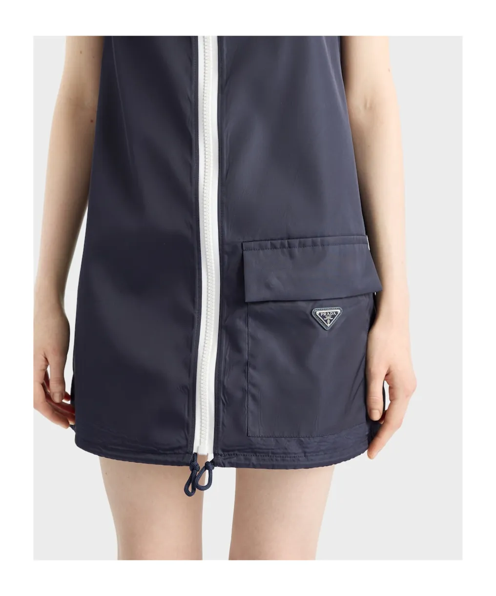 Re-Nylon Sleeveless Mini Dress