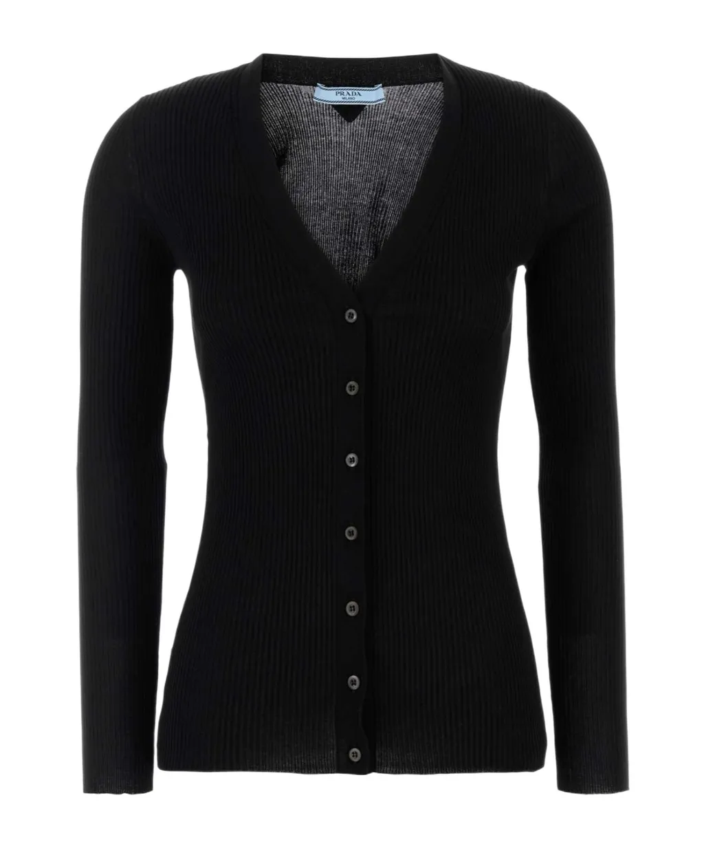 Long Sleeved Knitted Cardigan