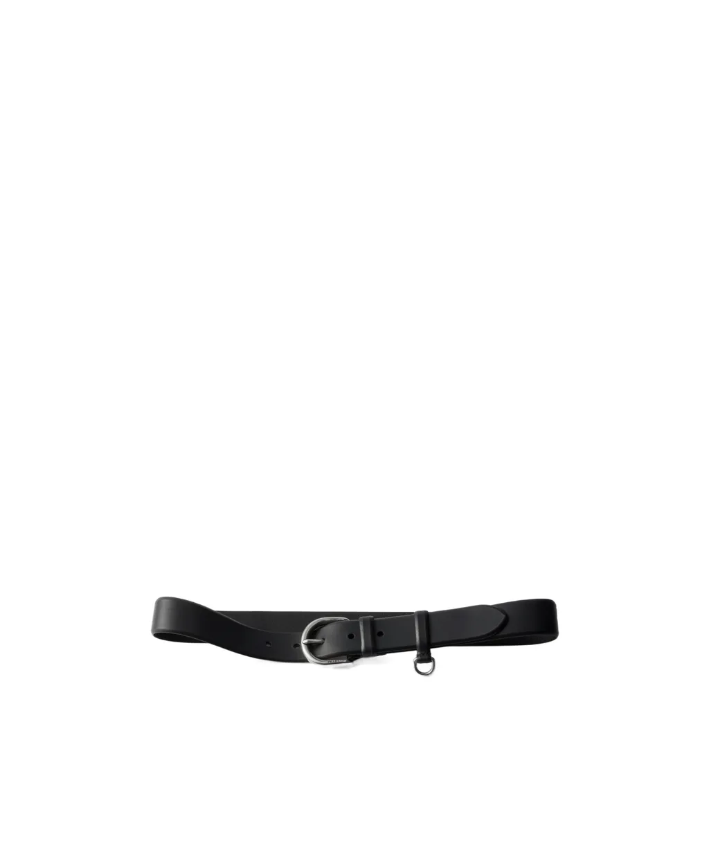 Logo-Engraved Buckle Belt