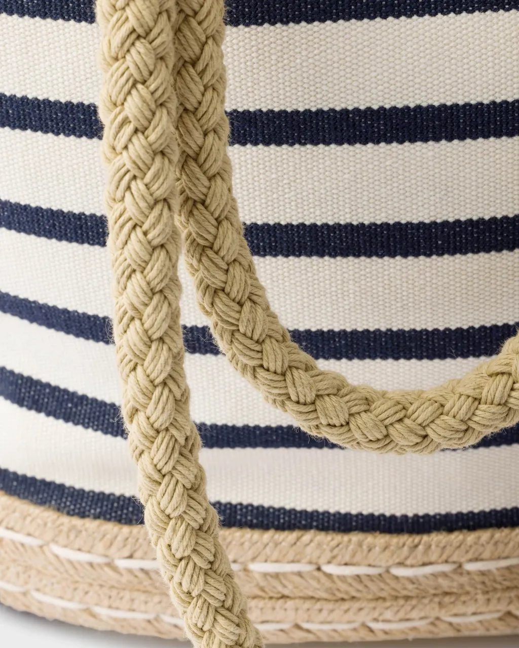 Mariner Small Striped Bucket Bag