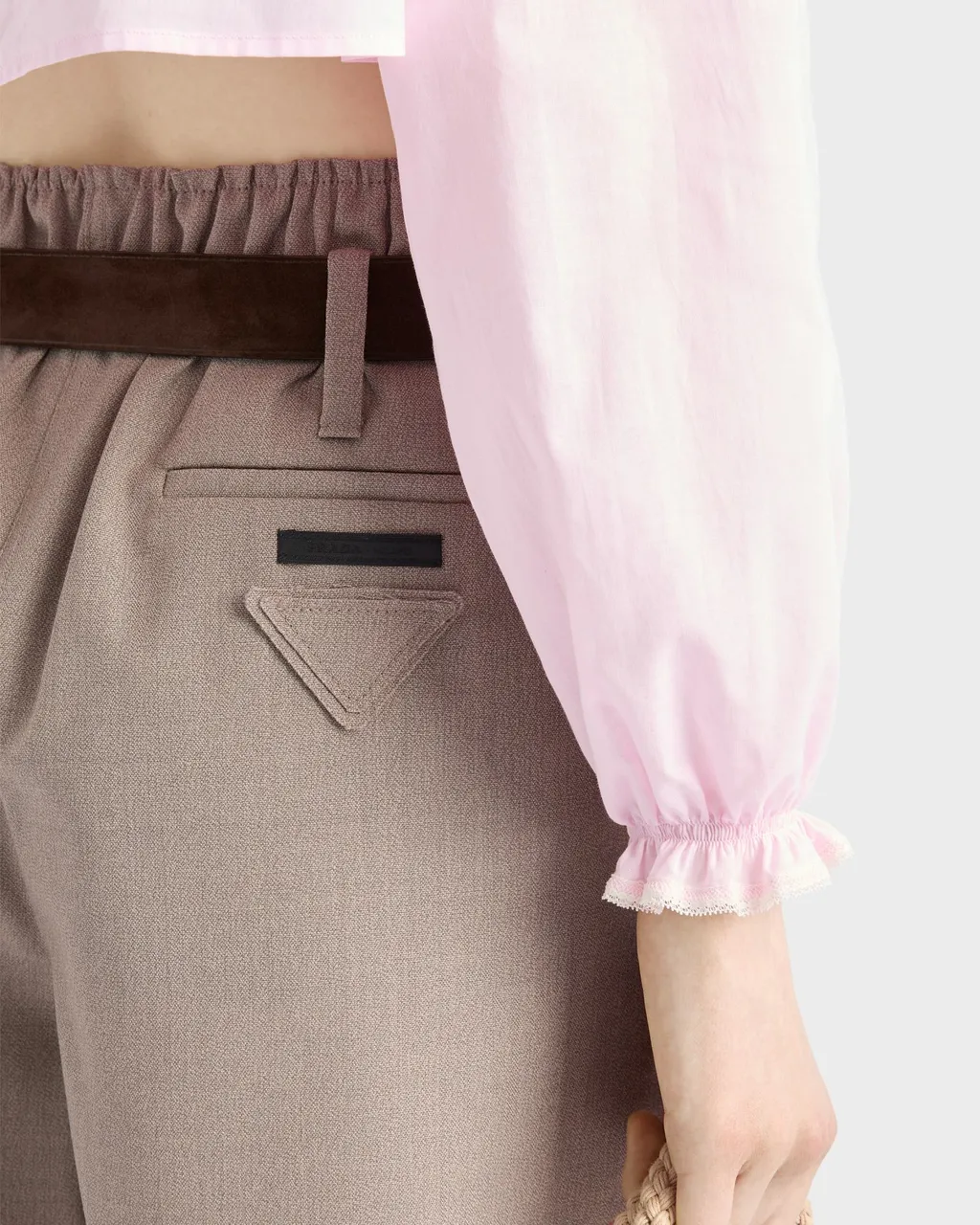 Logo-Patch Elasticated Waistband Shorts