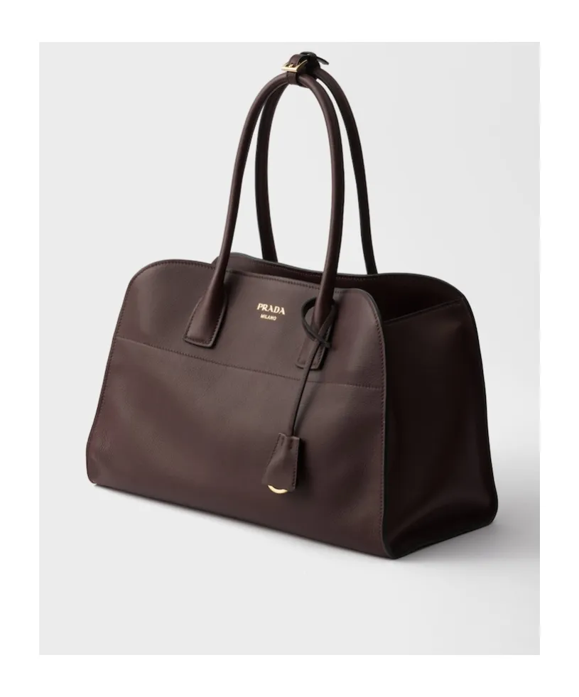 Logo Detailed Open Top Large Tote Bag