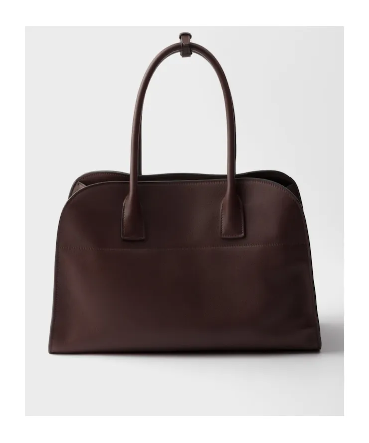 Logo Detailed Open Top Large Tote Bag