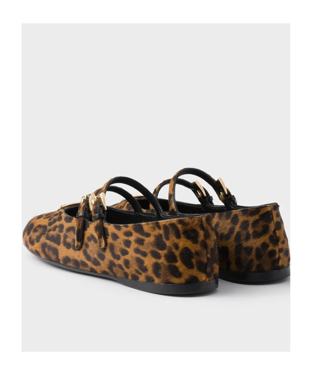 Leopard-Printed Ballerina Flats