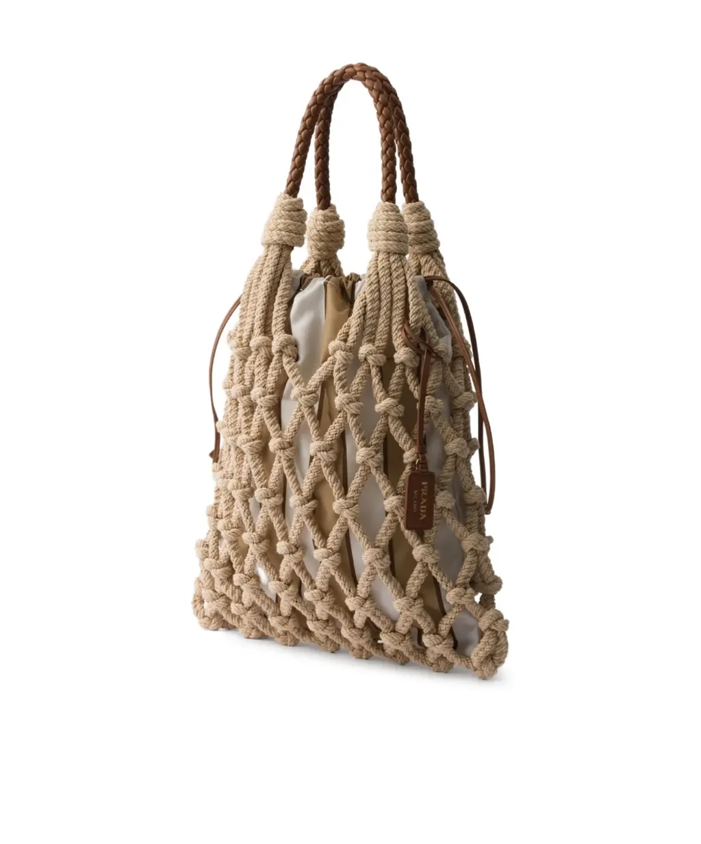 Logo Net Tote Bag