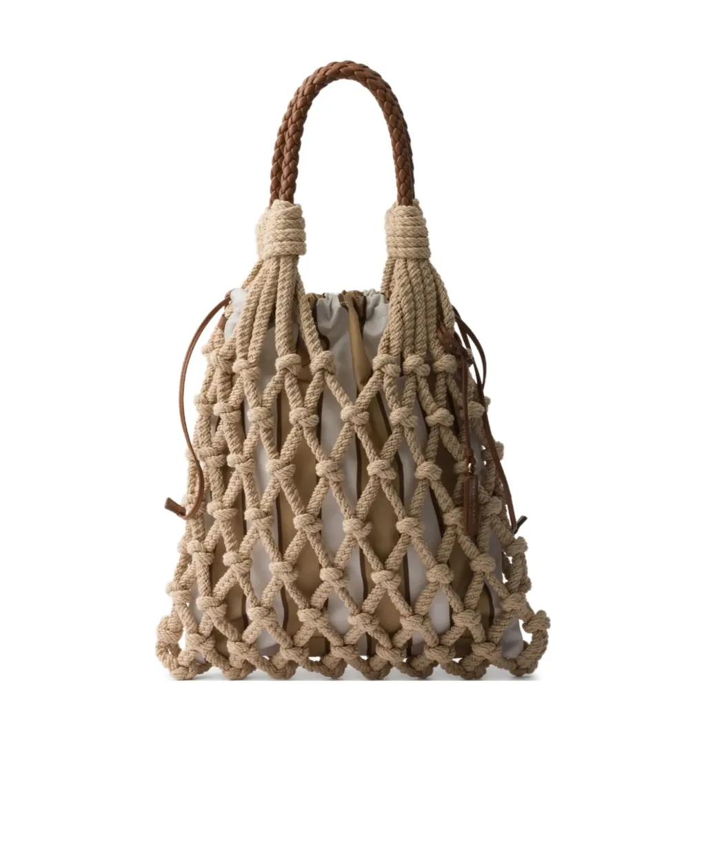 Logo Net Tote Bag