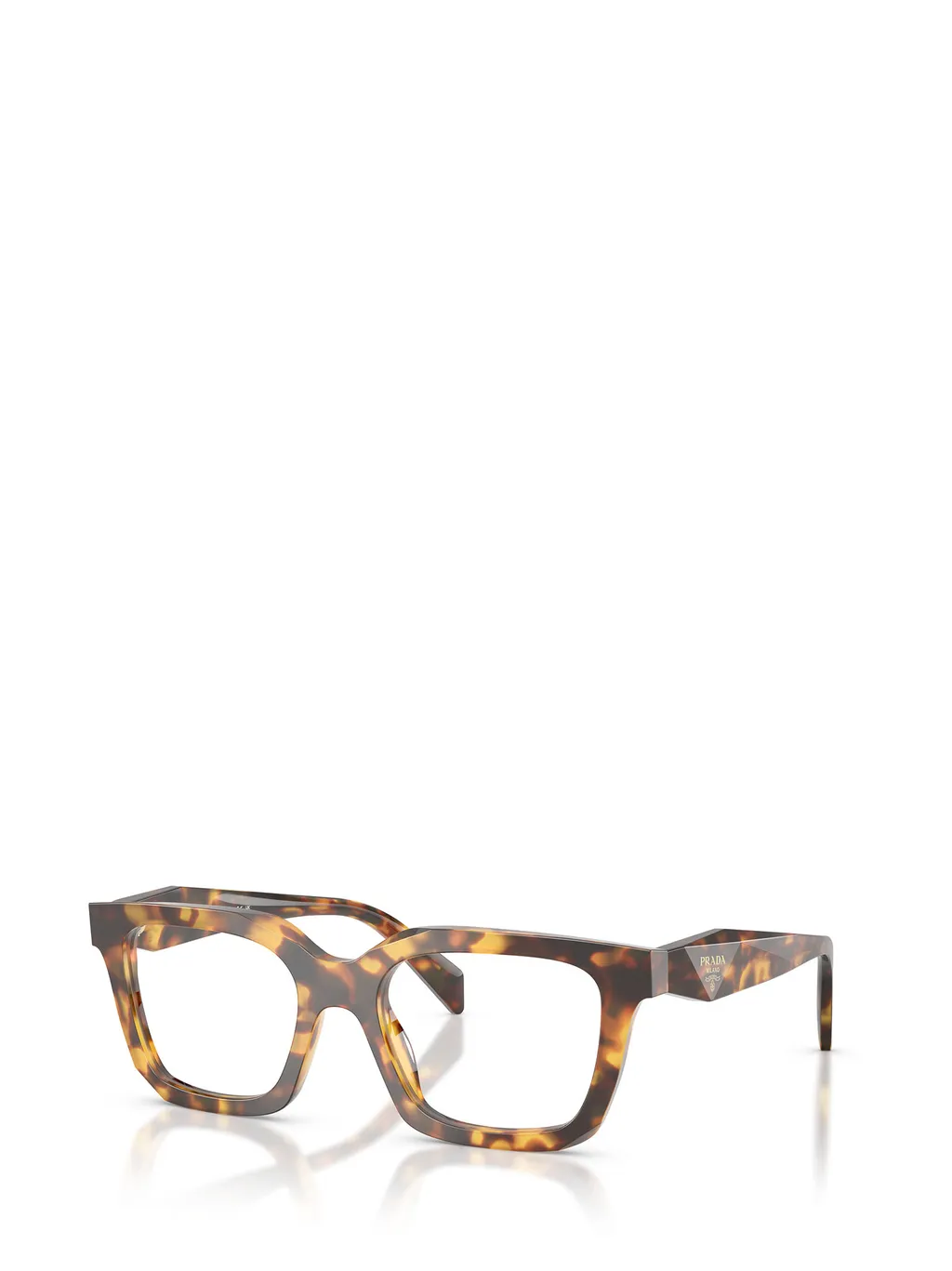 Square-Frame Tortoiseshell Glasses