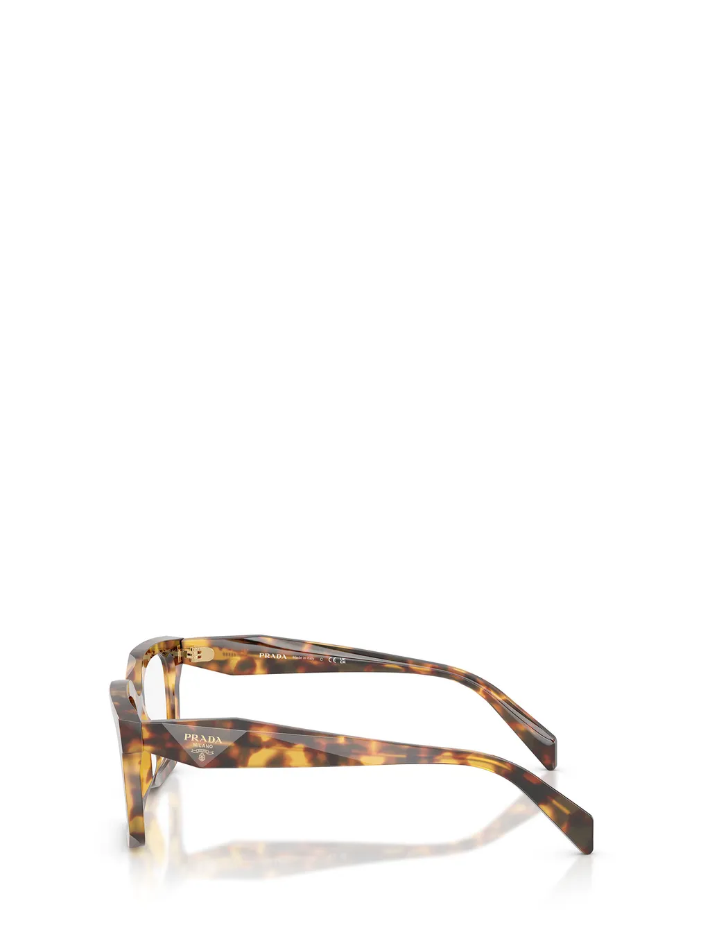 Square-Frame Tortoiseshell Glasses