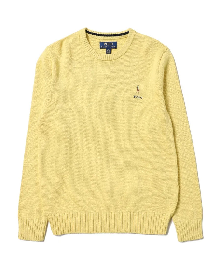 Embroidered-Logo Crewneck Jumper