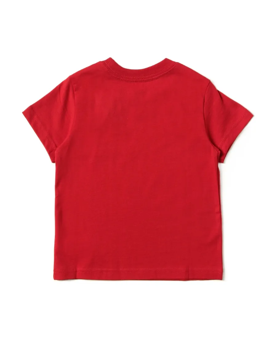Logo Embroidered Straight Hem T-Shirt