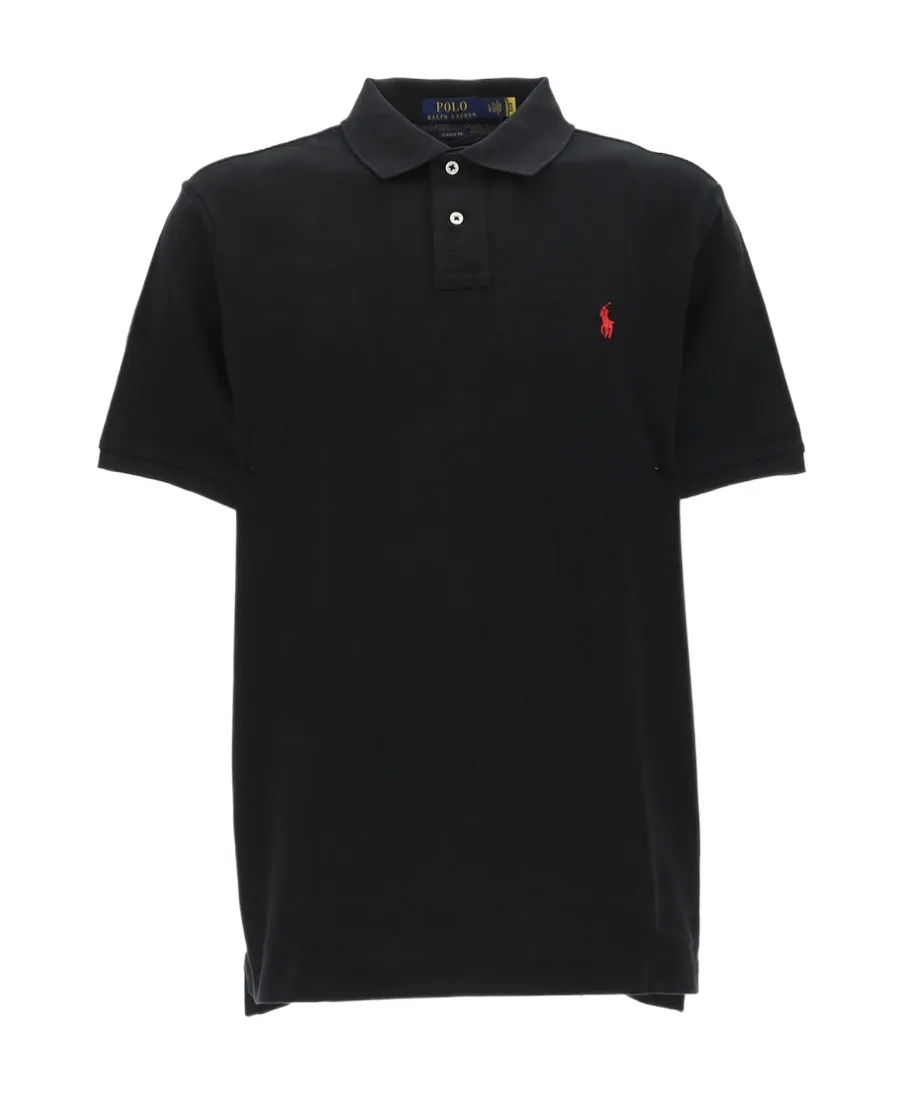 Logo Embroidered Short-Sleeved Polo Shirt