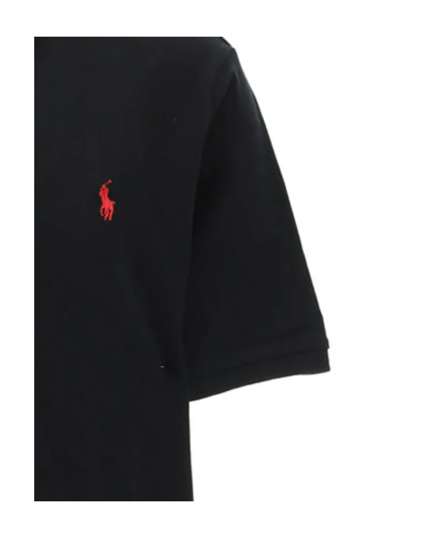 Logo Embroidered Short-Sleeved Polo Shirt