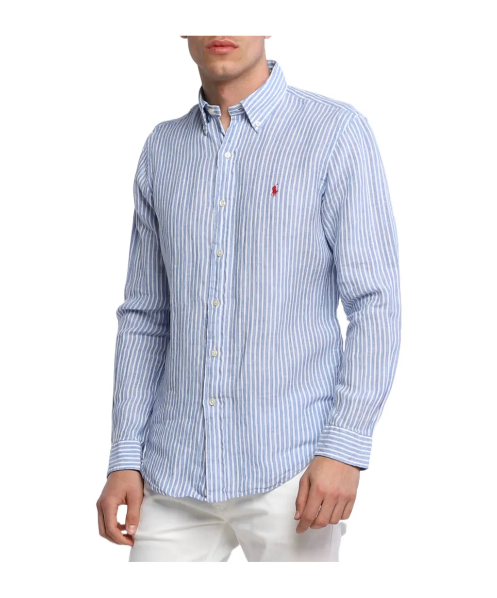 Striped Long-Sleeved Shirt