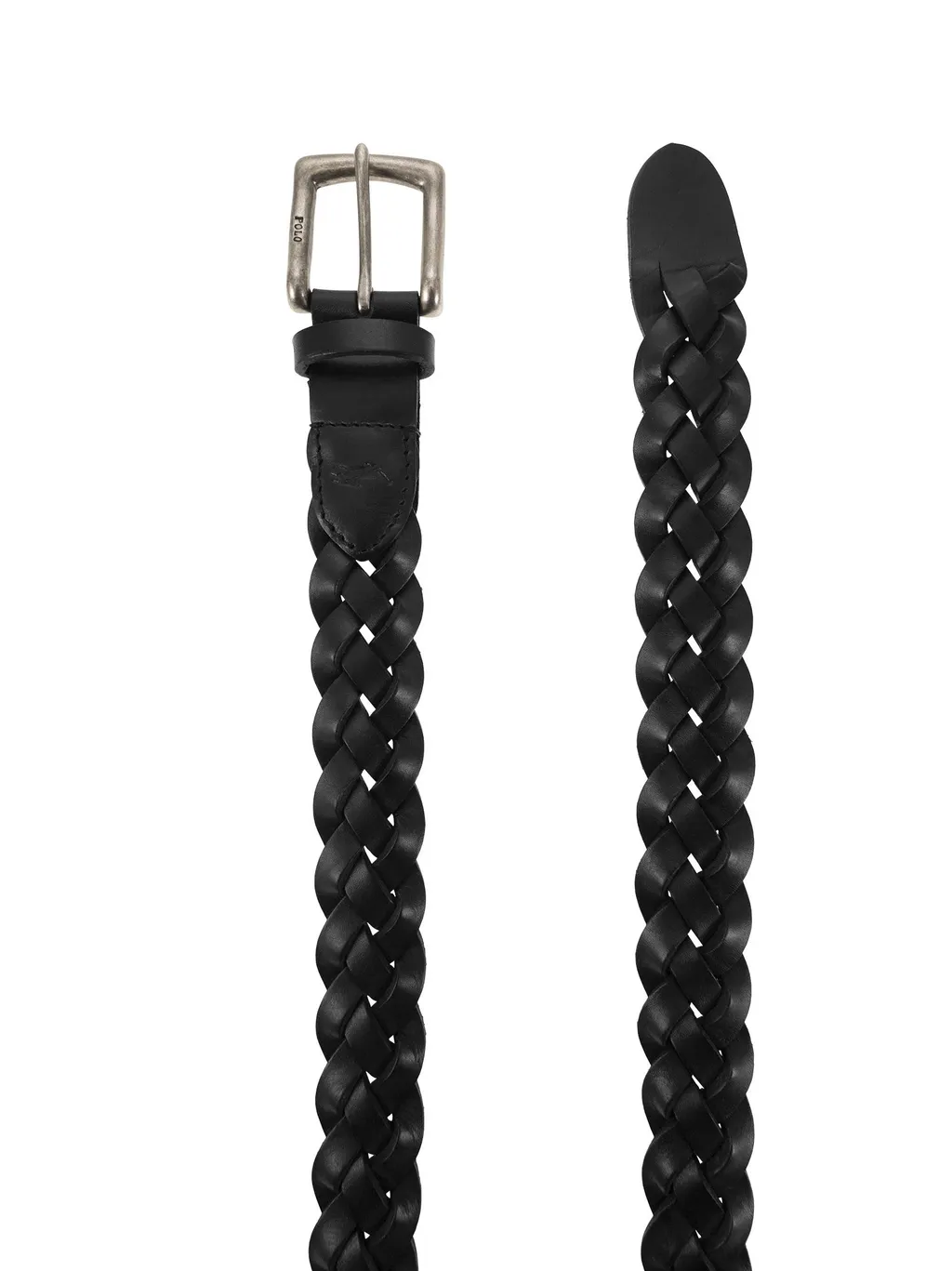 Logo Engraved Braided Belt