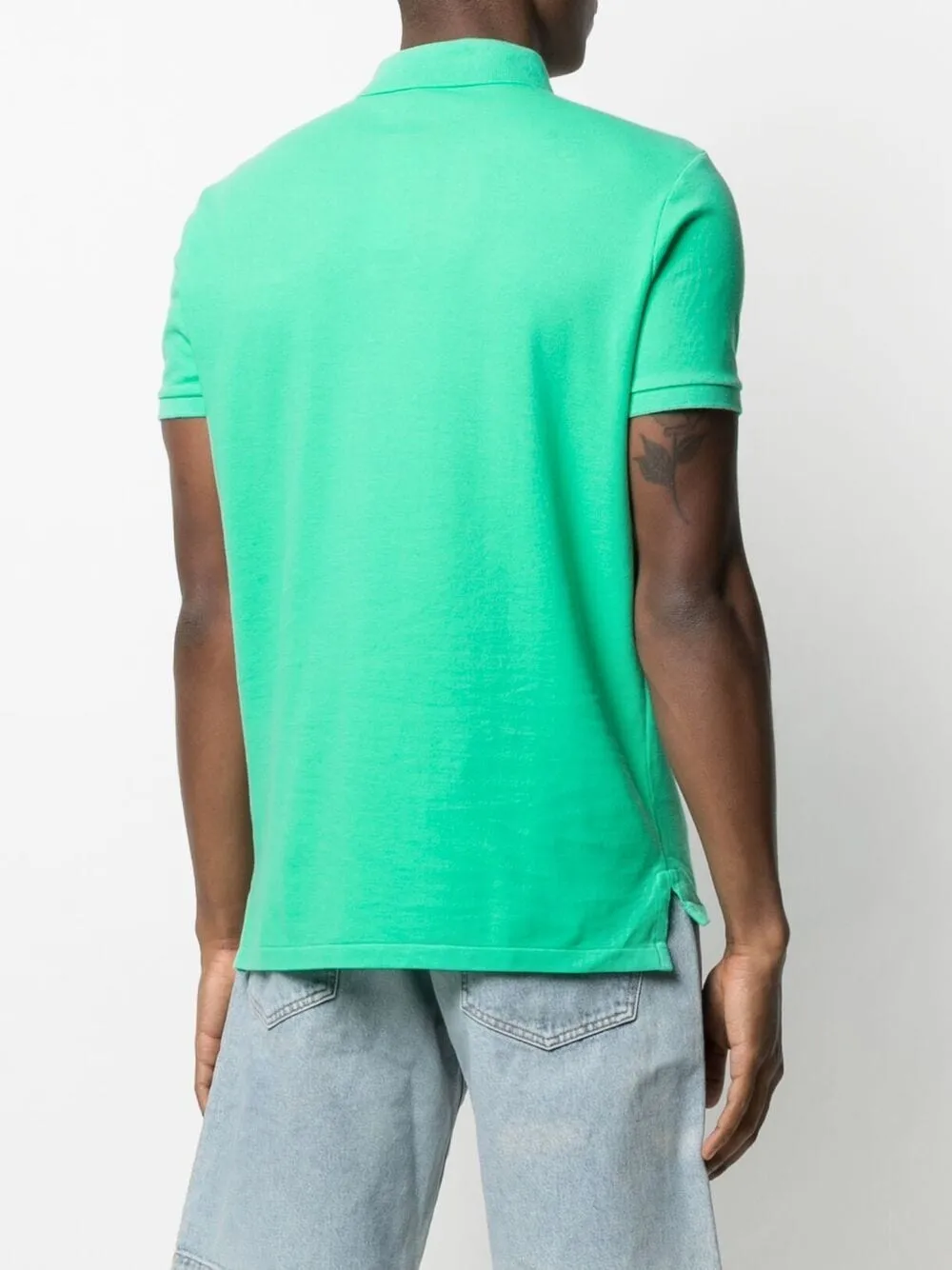 Logo Embroidered Short-Sleeved Polo Shirt