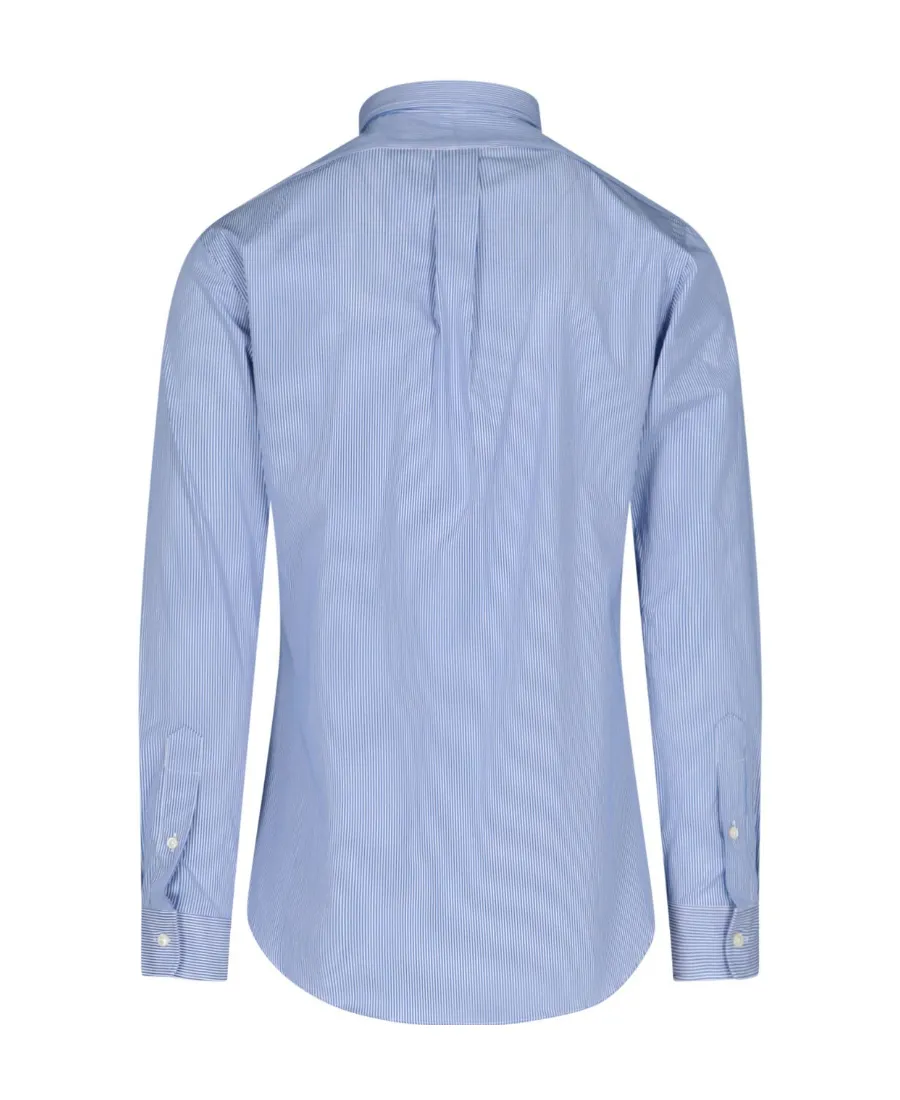 Pony Embroidered Striped Shirt