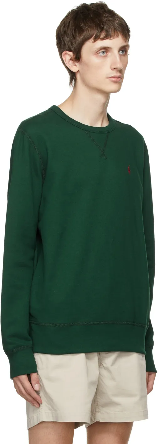 Logo Embroidered Round Neck Sweater