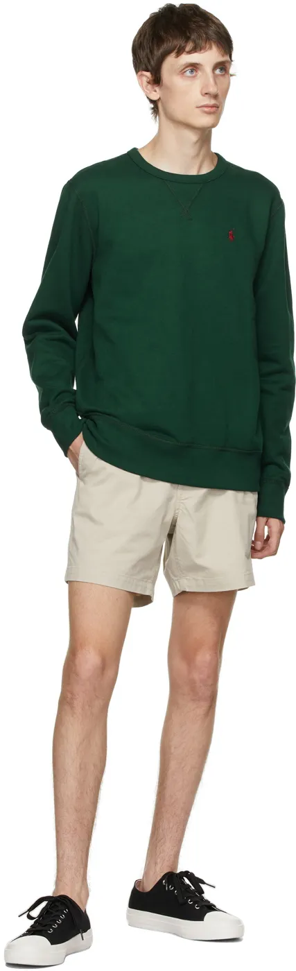 Logo Embroidered Round Neck Sweater