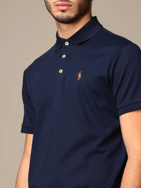 Logo Embroidered Short-Sleeved Polo Shirt