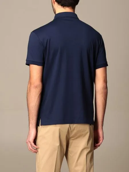 Logo Embroidered Short-Sleeved Polo Shirt