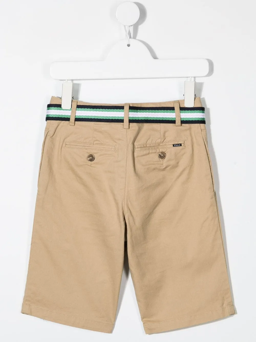 Striped Belt Shorts