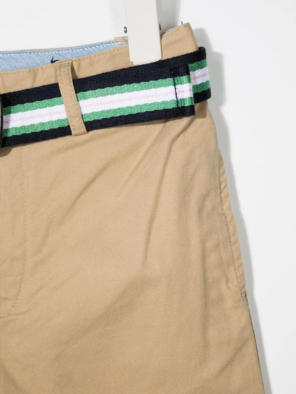 Striped Belt Shorts