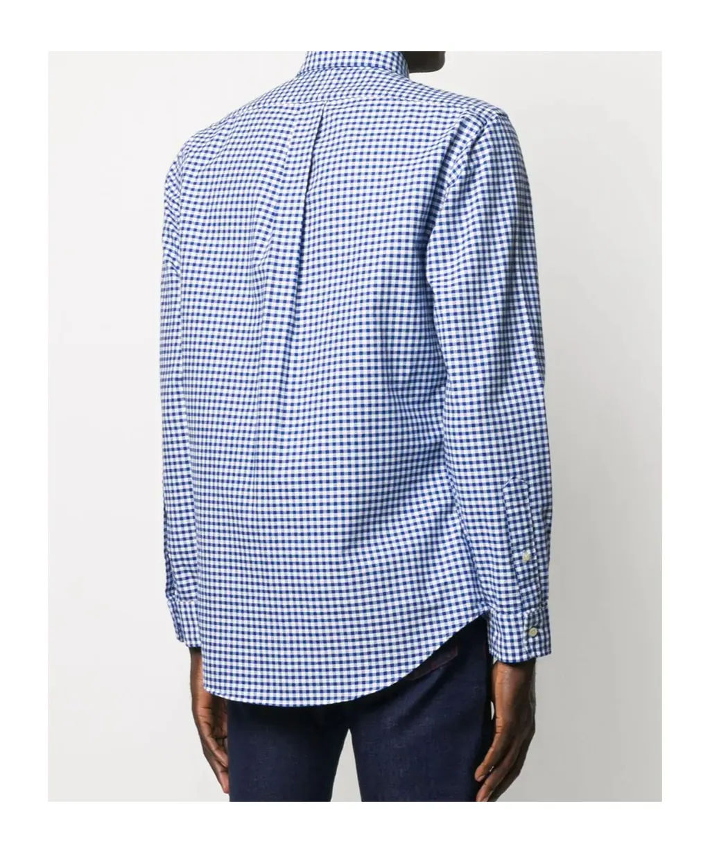 Gingham Button-Down Shirt
