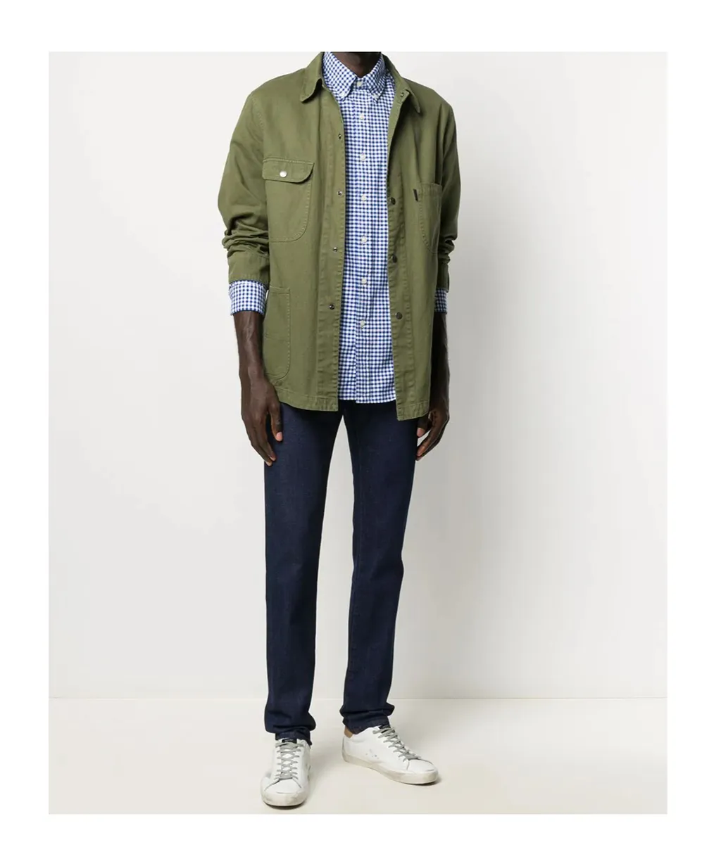Gingham Button-Down Shirt