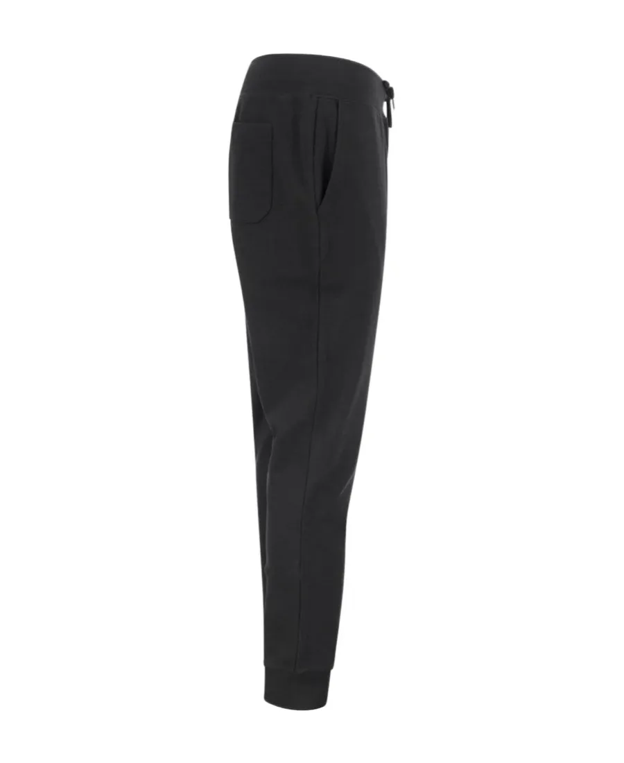 Pony Embroidered Drawstring Track Pants