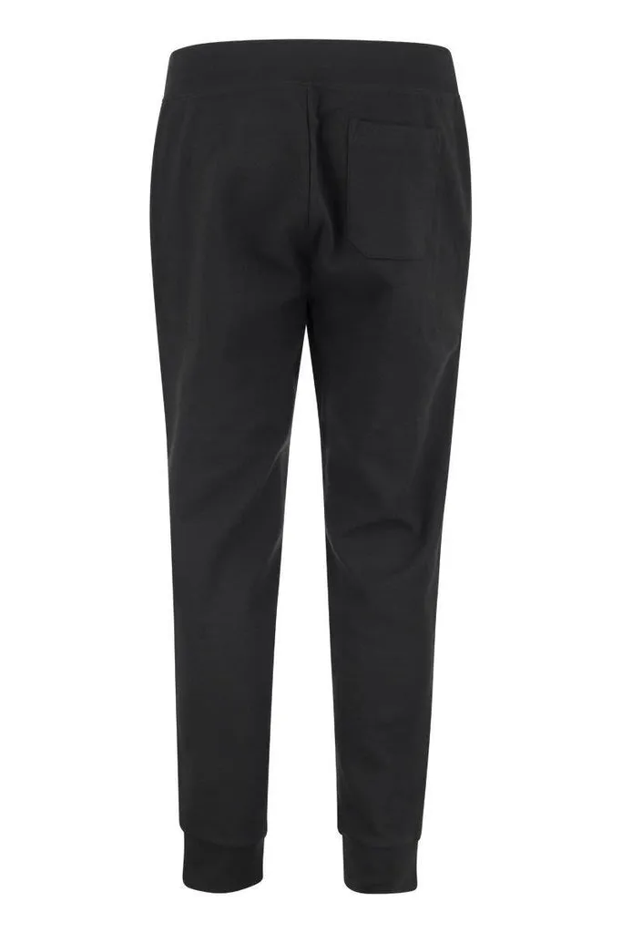 Pony Embroidered Drawstring Track Pants
