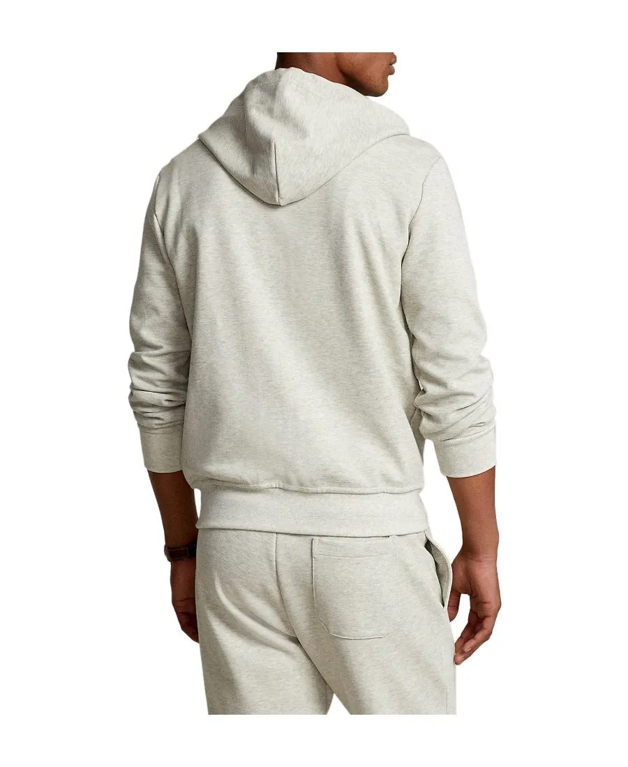 Pony Embroidered Zip-Up Hoodie