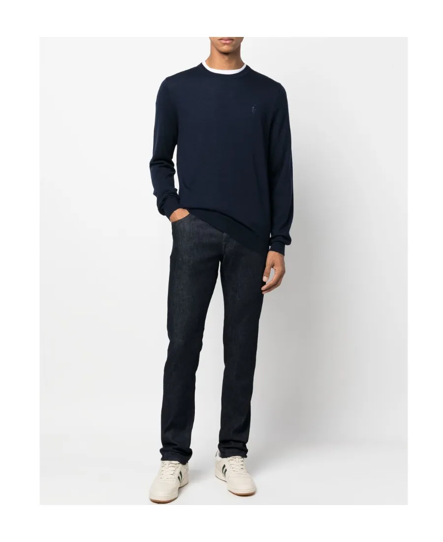 Pony Embroidered Crewneck Jumper
