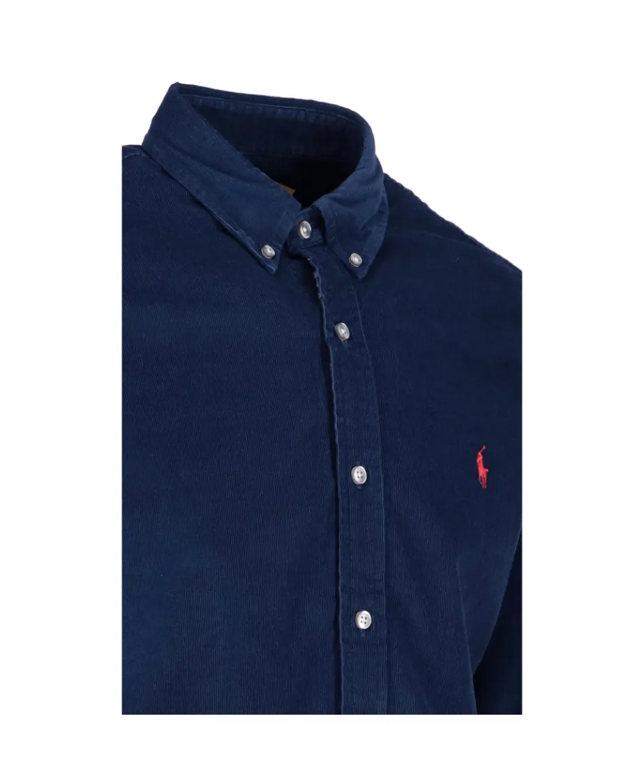 Pony Embroidered Buttoned Shirt