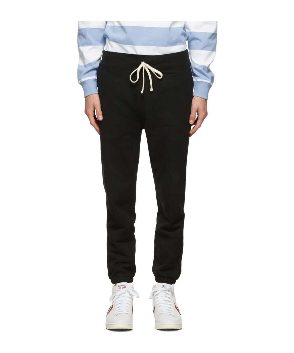 Pony Embroidered Drawstring Sweatpants