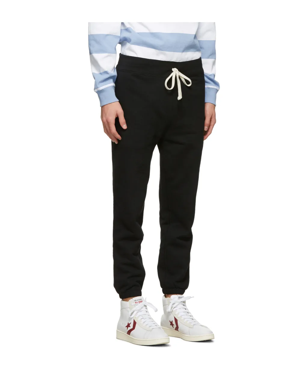 Pony Embroidered Drawstring Sweatpants