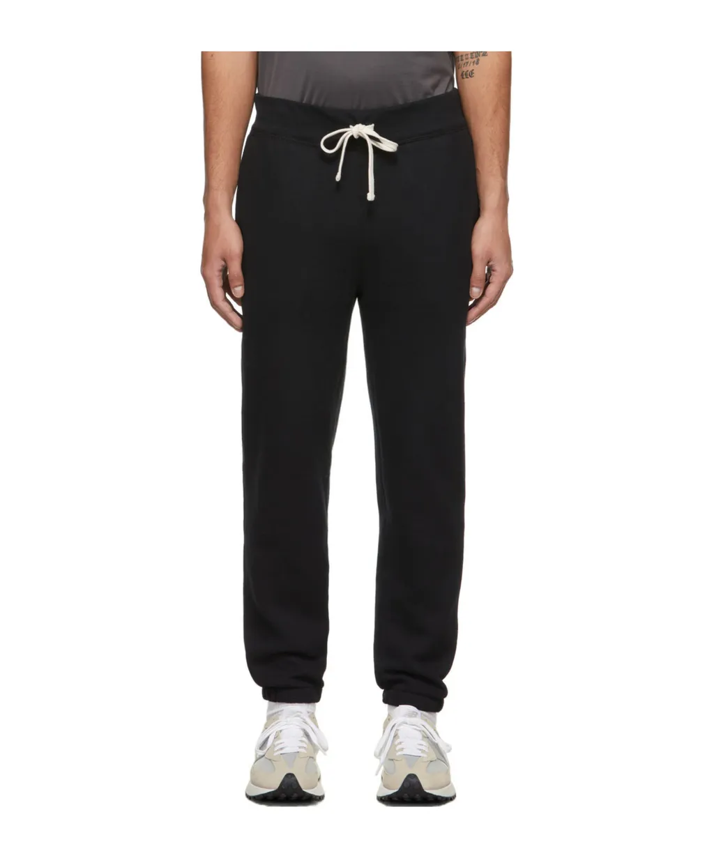 Pony Embroidered Drawstring Sweatpants