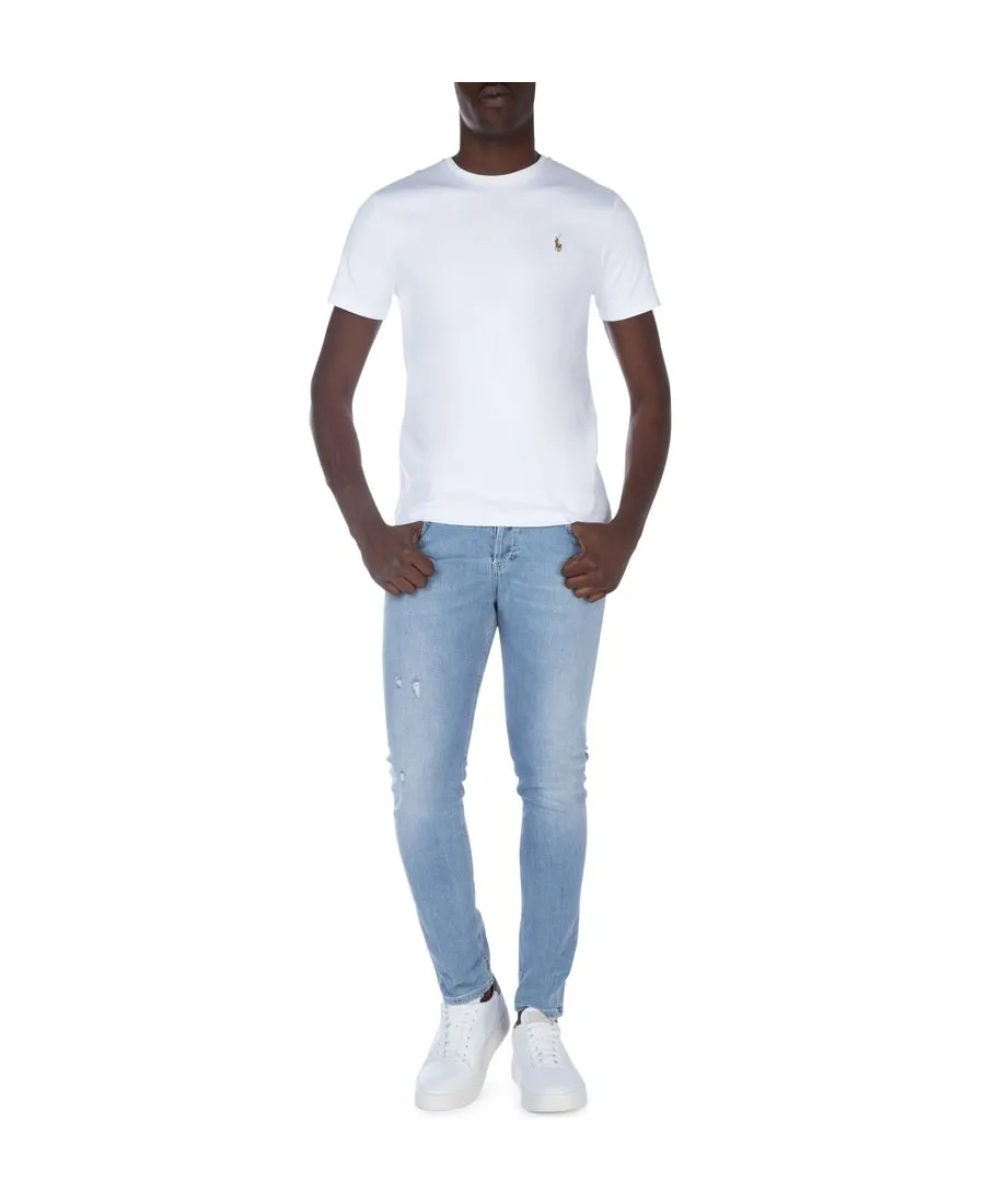 Logo Embroidered Crewneck T-Shirt