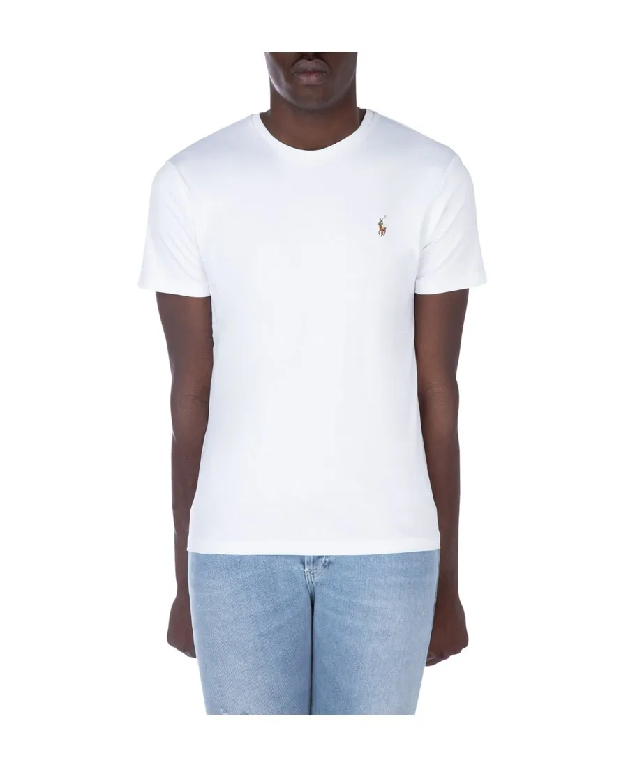 Logo Embroidered Crewneck T-Shirt